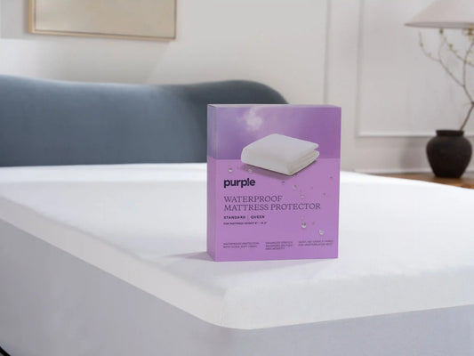 Purple Waterproof Mattress Protector