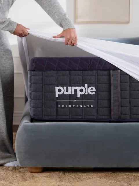 Purple Waterproof Mattress Protector